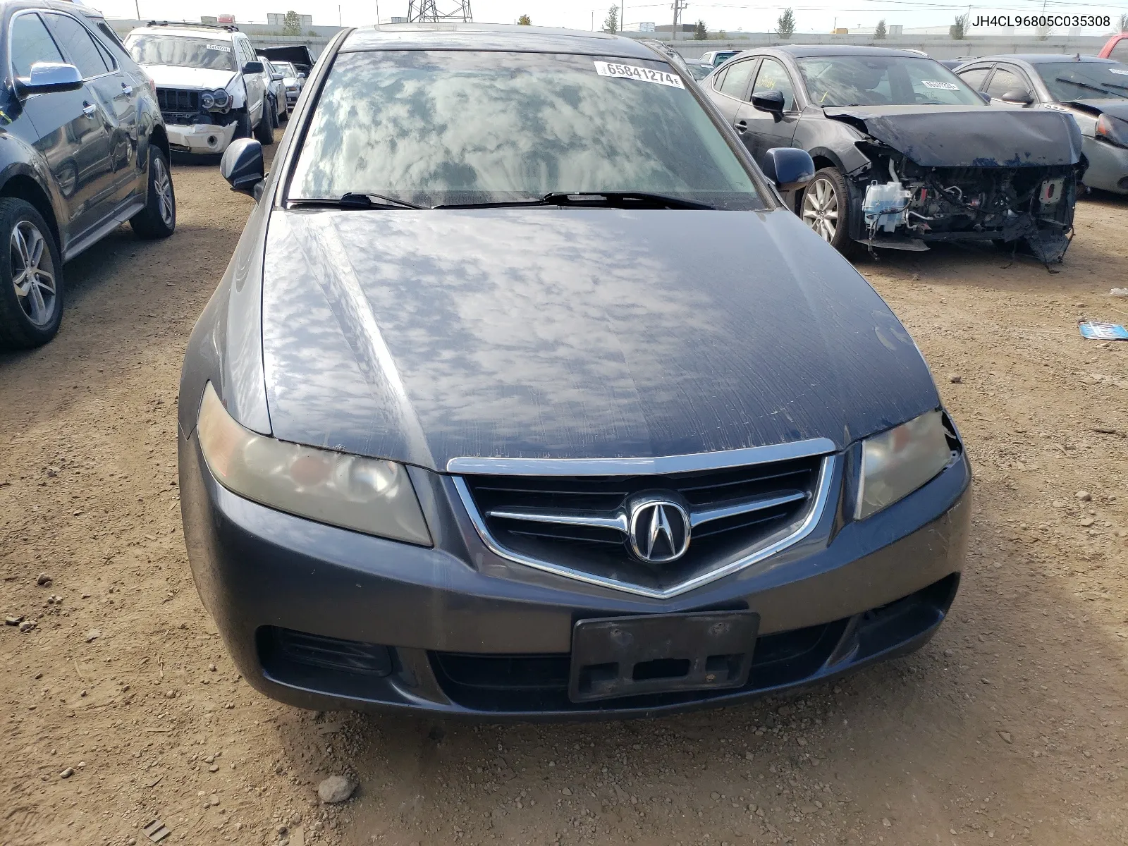 2005 Acura Tsx VIN: JH4CL96805C035308 Lot: 65841274