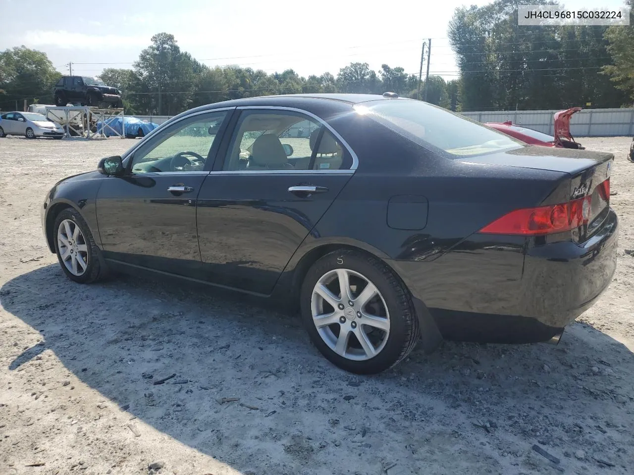 JH4CL96815C032224 2005 Acura Tsx