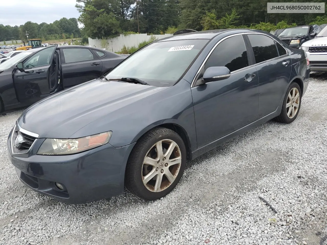 2005 Acura Tsx VIN: JH4CL96805C002762 Lot: 70033934