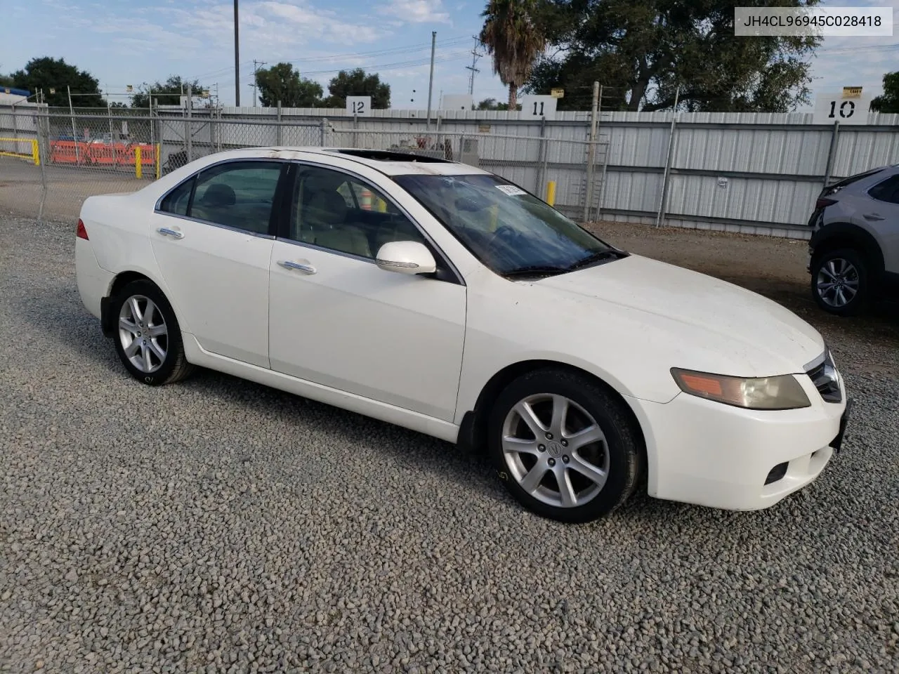 JH4CL96945C028418 2005 Acura Tsx