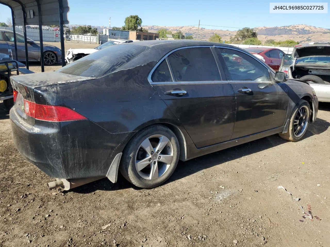 2005 Acura Tsx VIN: JH4CL96985C027725 Lot: 71131804