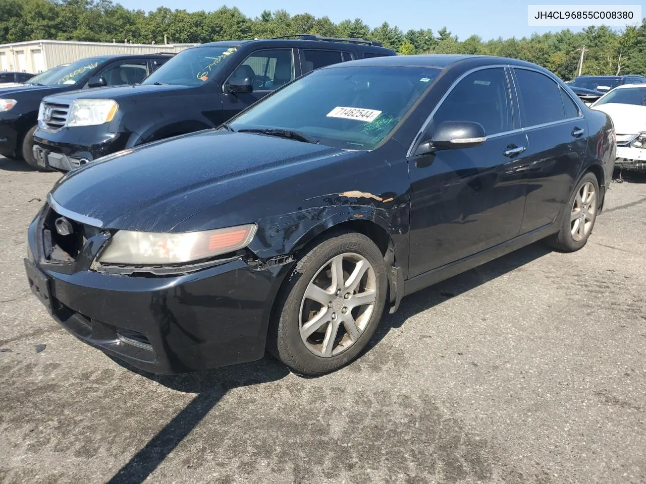 2005 Acura Tsx VIN: JH4CL96855C008380 Lot: 71462544