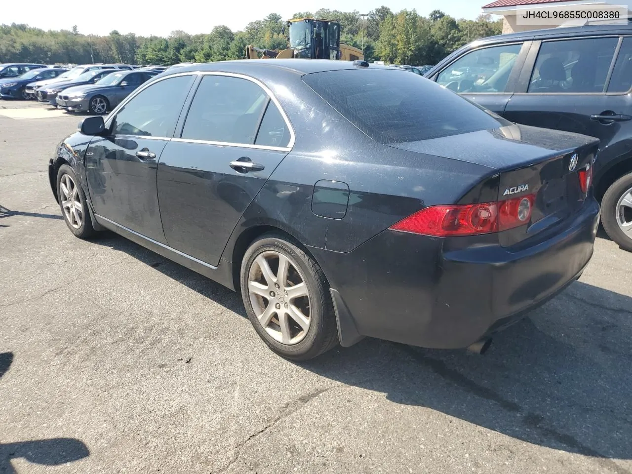 2005 Acura Tsx VIN: JH4CL96855C008380 Lot: 71462544