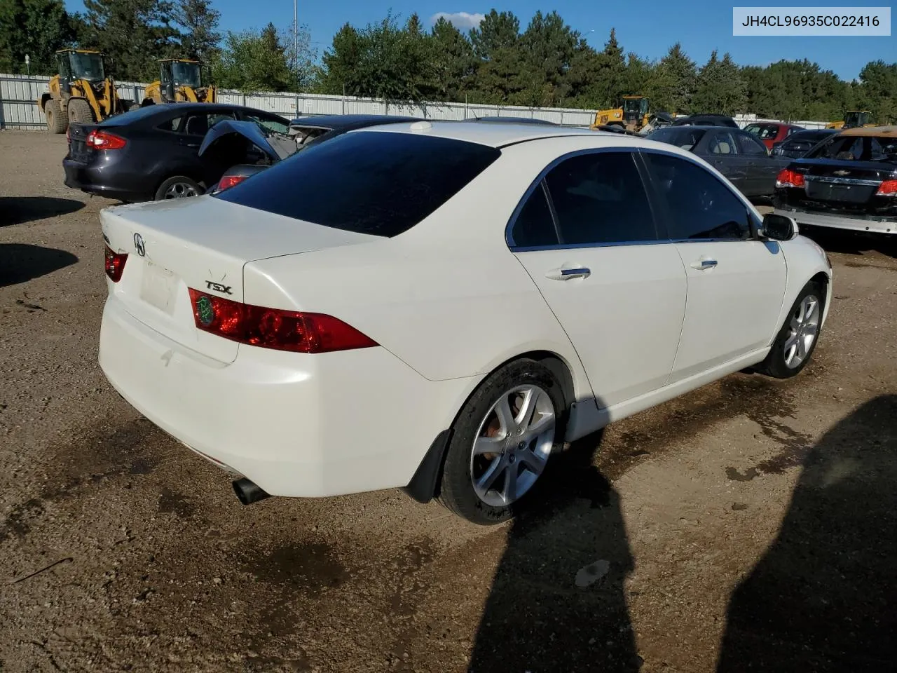 2005 Acura Tsx VIN: JH4CL96935C022416 Lot: 73646484