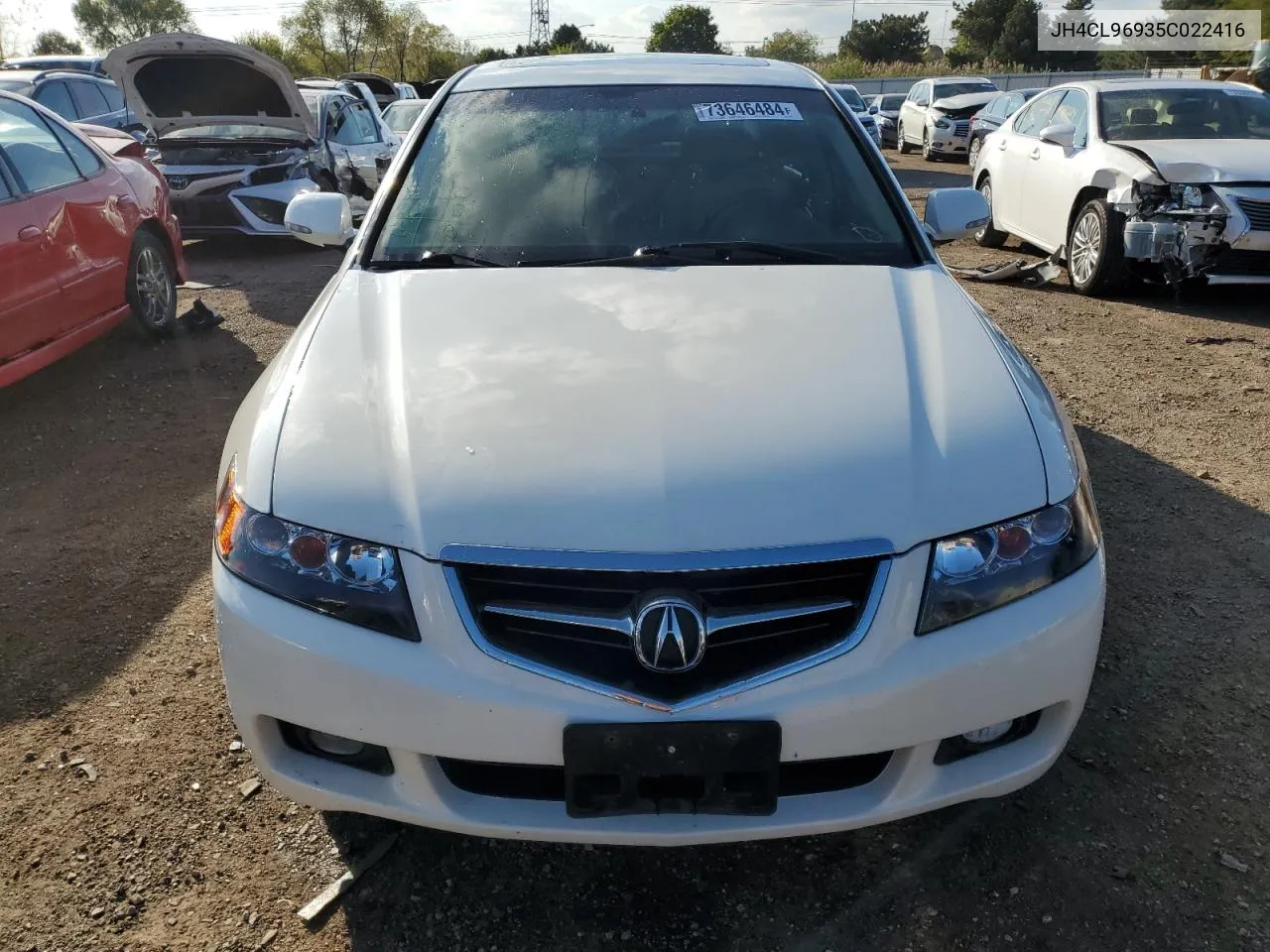 2005 Acura Tsx VIN: JH4CL96935C022416 Lot: 73646484