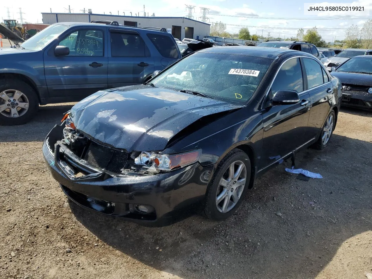 2005 Acura Tsx VIN: JH4CL95805C019921 Lot: 74370384