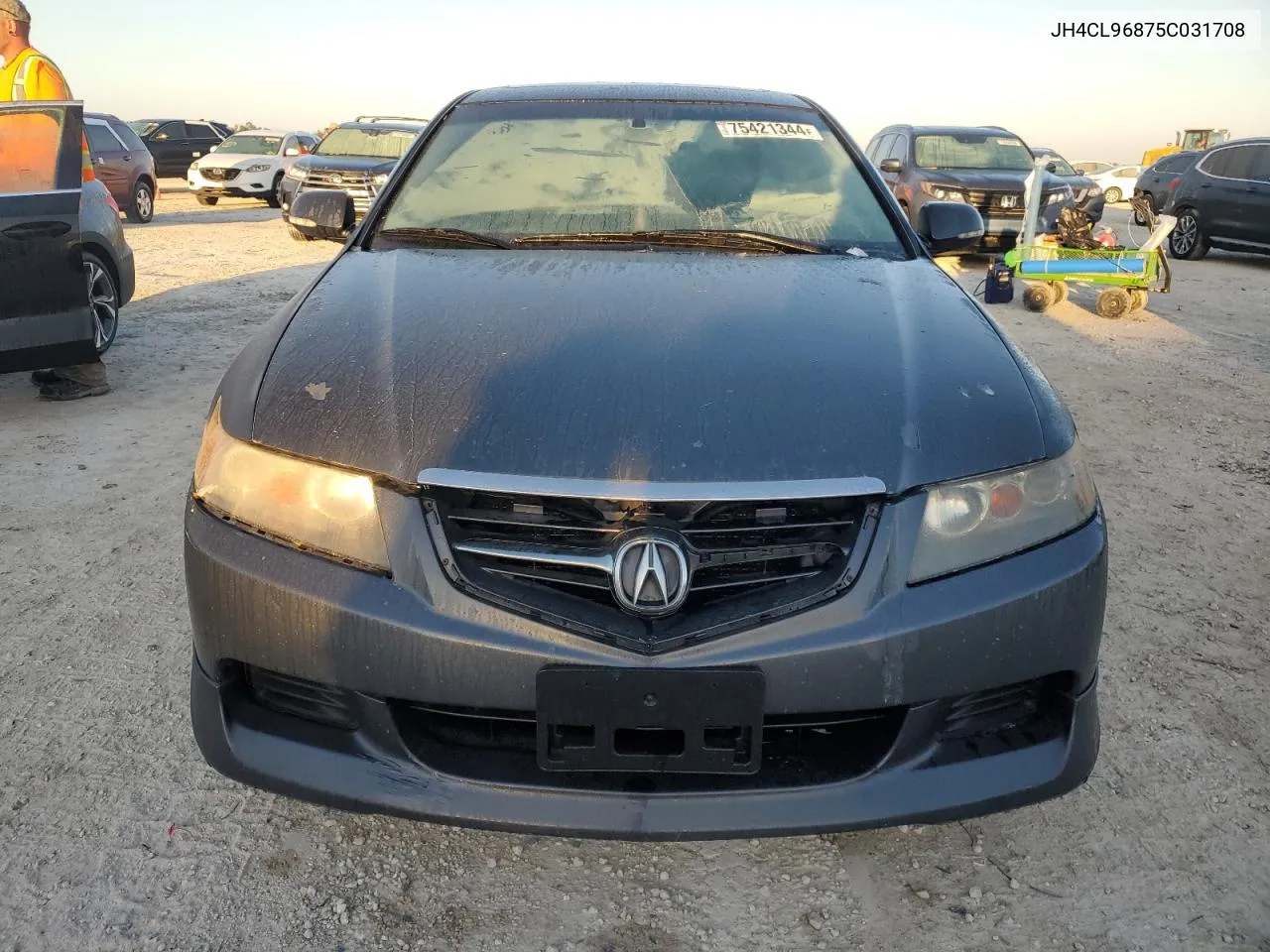 2005 Acura Tsx VIN: JH4CL96875C031708 Lot: 75421344