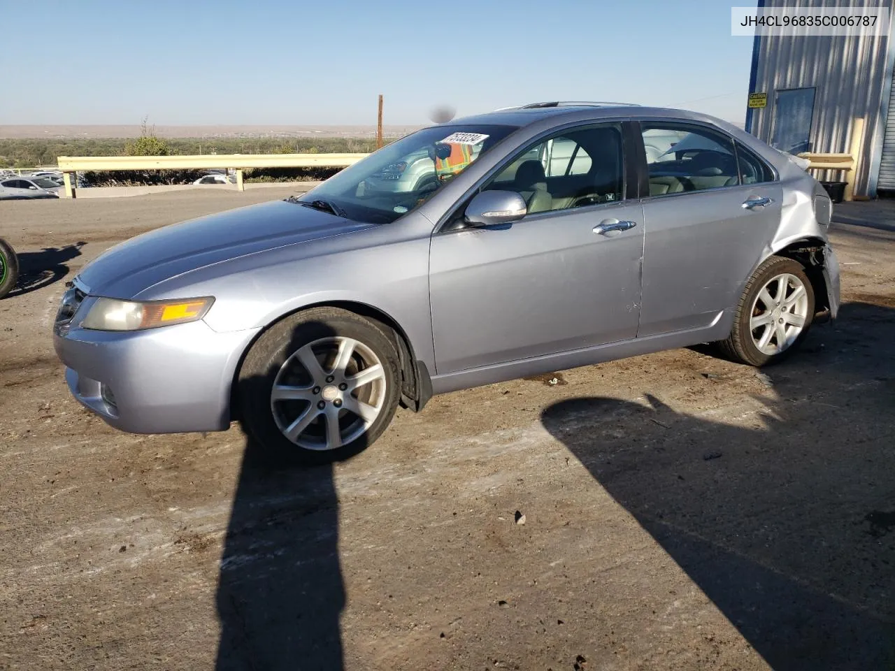 2005 Acura Tsx VIN: JH4CL96835C006787 Lot: 75733234