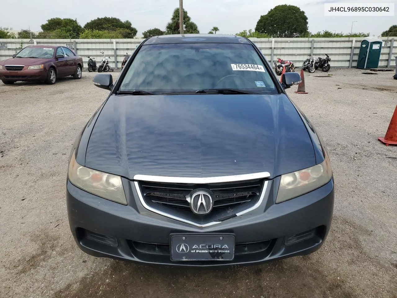 2005 Acura Tsx VIN: JH4CL96895C030642 Lot: 76534464