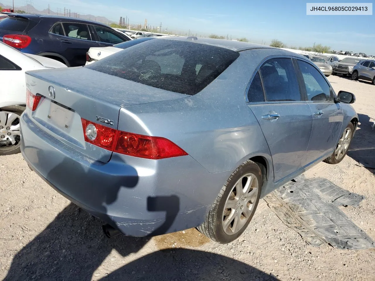 2005 Acura Tsx VIN: JH4CL96805C029413 Lot: 76920874