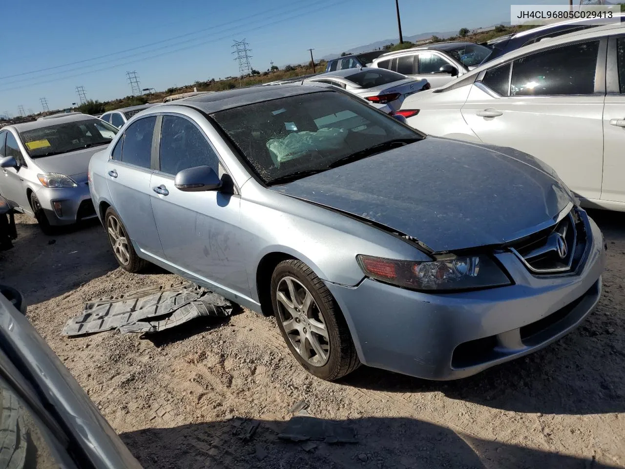 2005 Acura Tsx VIN: JH4CL96805C029413 Lot: 76920874