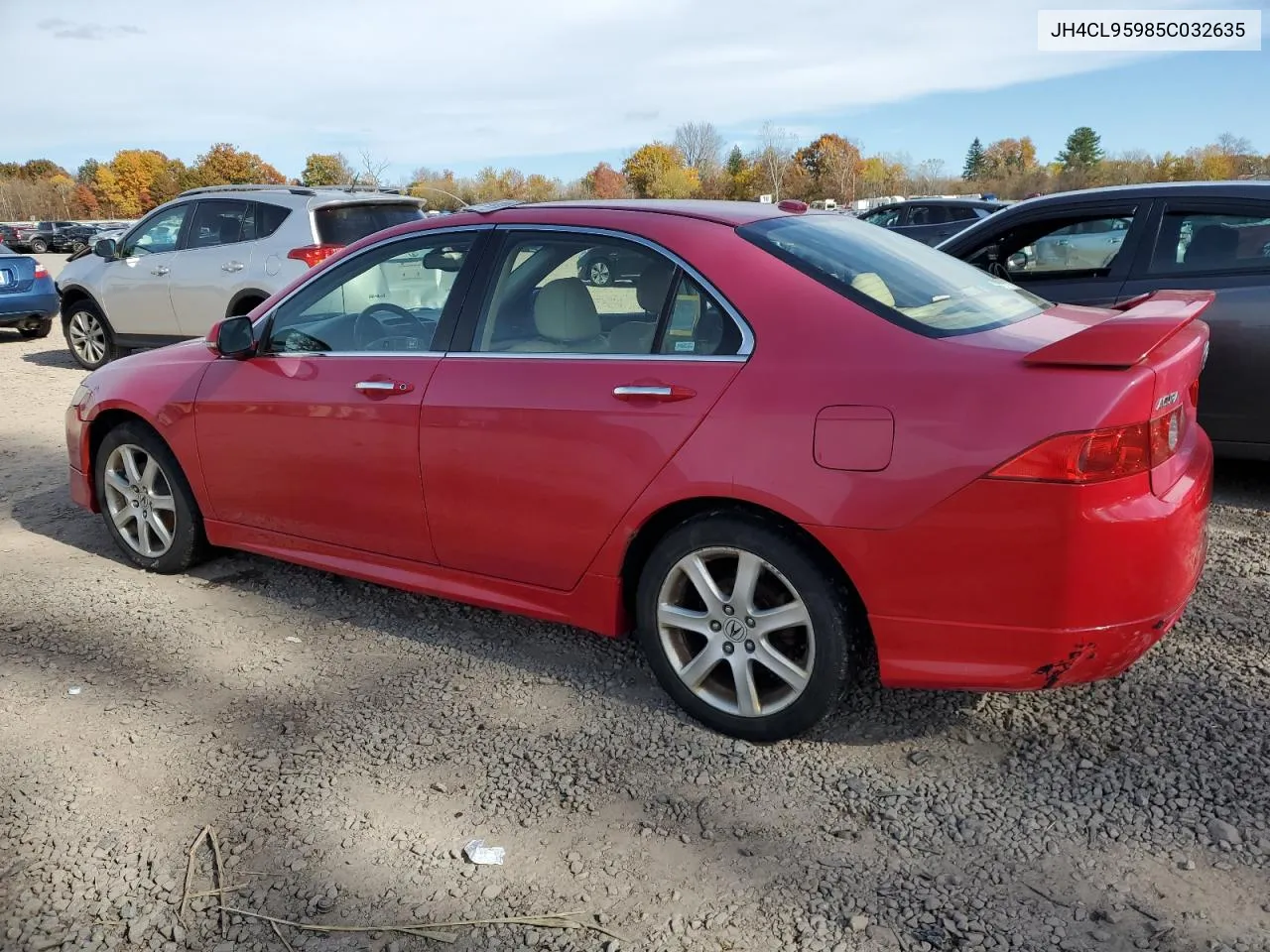 2005 Acura Tsx VIN: JH4CL95985C032635 Lot: 77734074