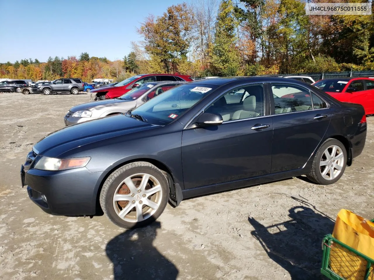 2005 Acura Tsx VIN: JH4CL96875C011555 Lot: 77746084