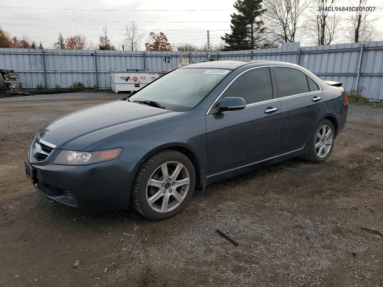 2005 Acura Tsx VIN: JH4CL96845C801007 Lot: 78260094