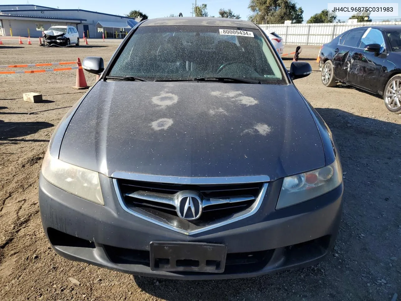 2005 Acura Tsx VIN: JH4CL96875C031983 Lot: 80009434