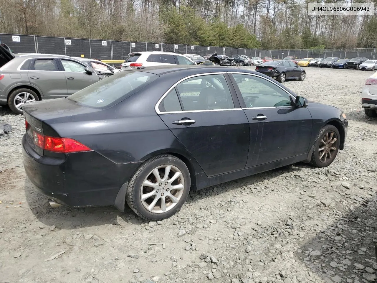 2006 Acura Tsx VIN: JH4CL96806C006943 Lot: 50408704