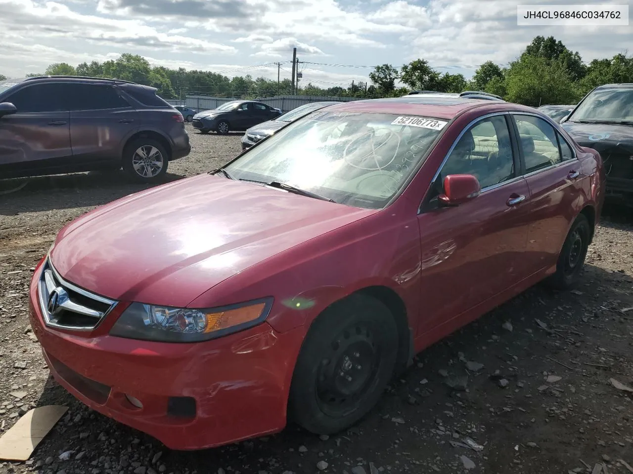 2006 Acura Tsx VIN: JH4CL96846C034762 Lot: 52106773