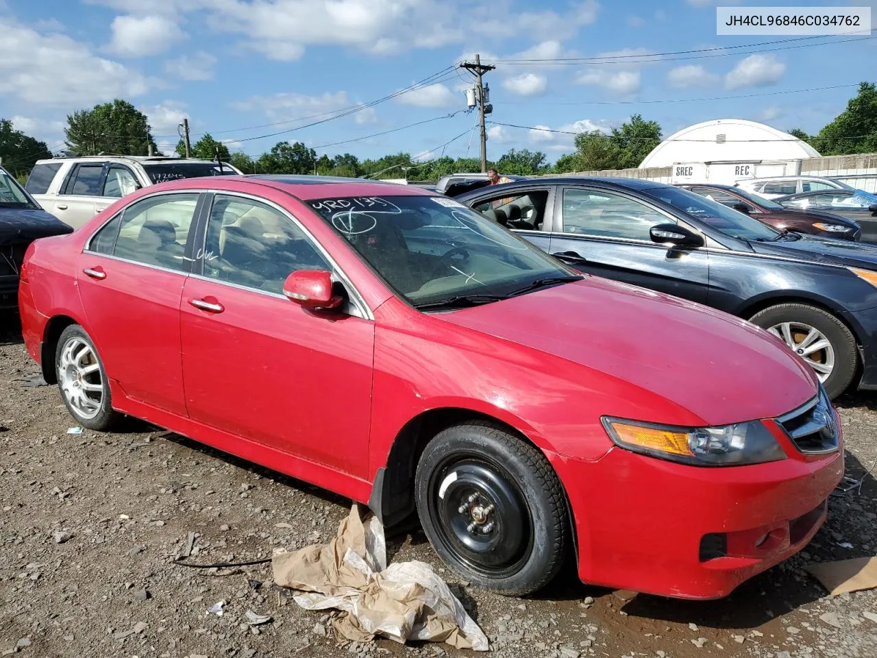 2006 Acura Tsx VIN: JH4CL96846C034762 Lot: 52106773