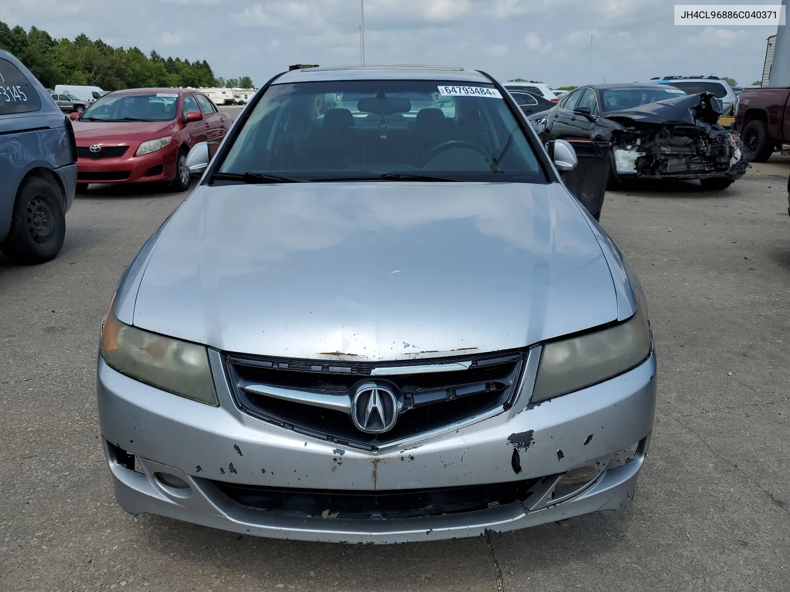 2006 Acura Tsx VIN: JH4CL96886C040371 Lot: 64793484