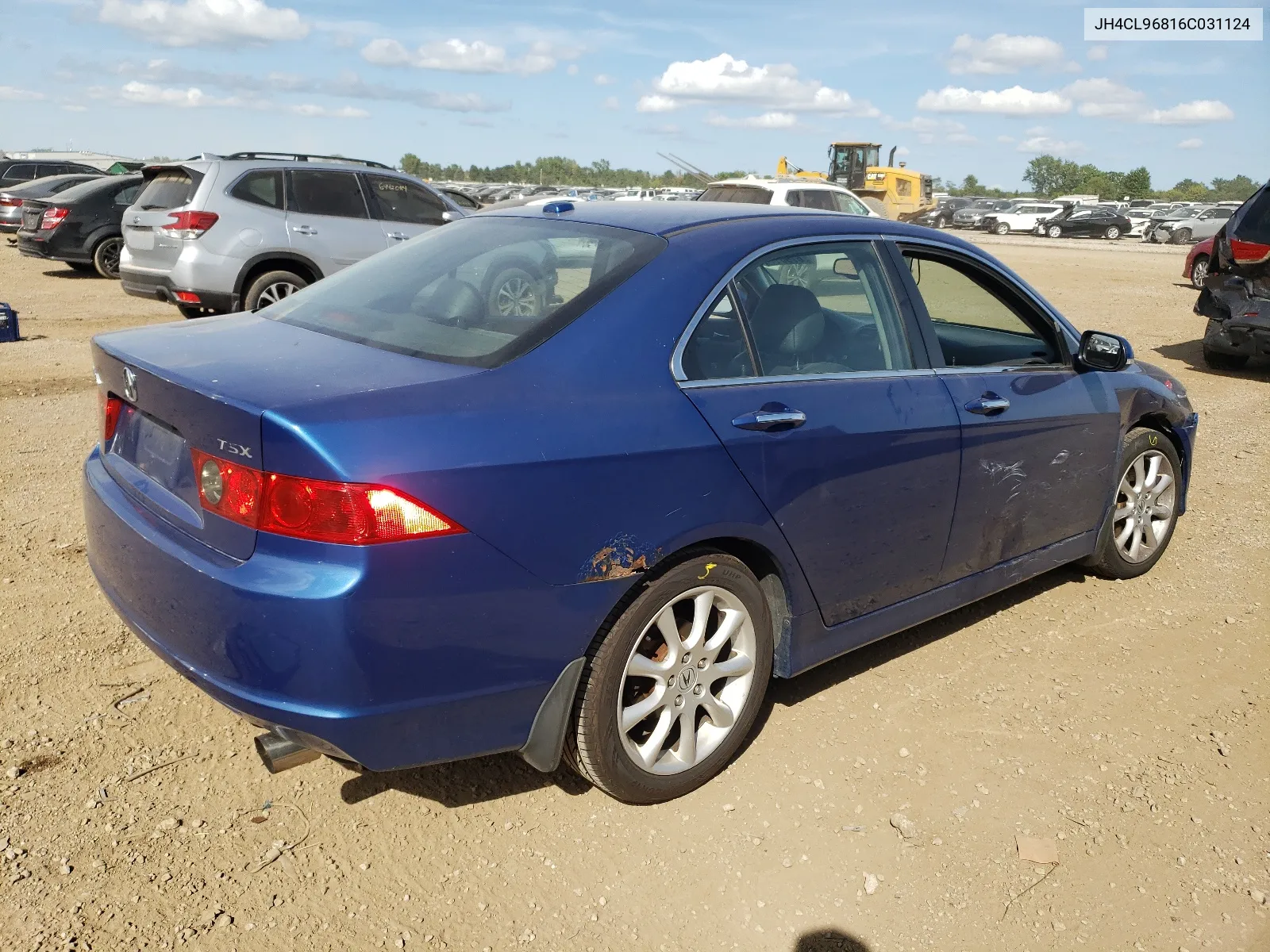 2006 Acura Tsx VIN: JH4CL96816C031124 Lot: 67961754