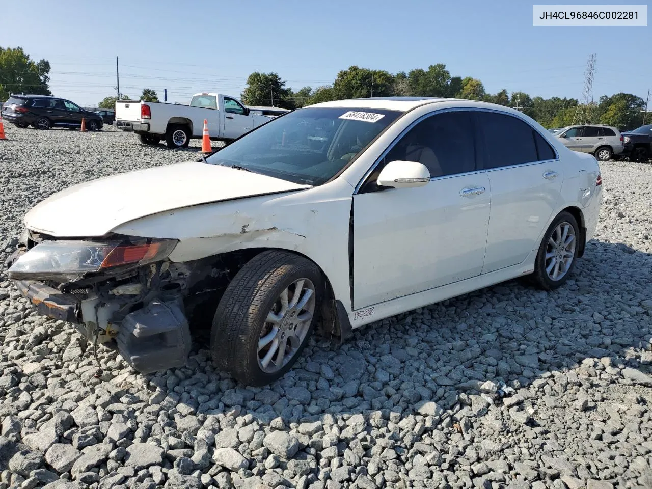 2006 Acura Tsx VIN: JH4CL96846C002281 Lot: 68418304