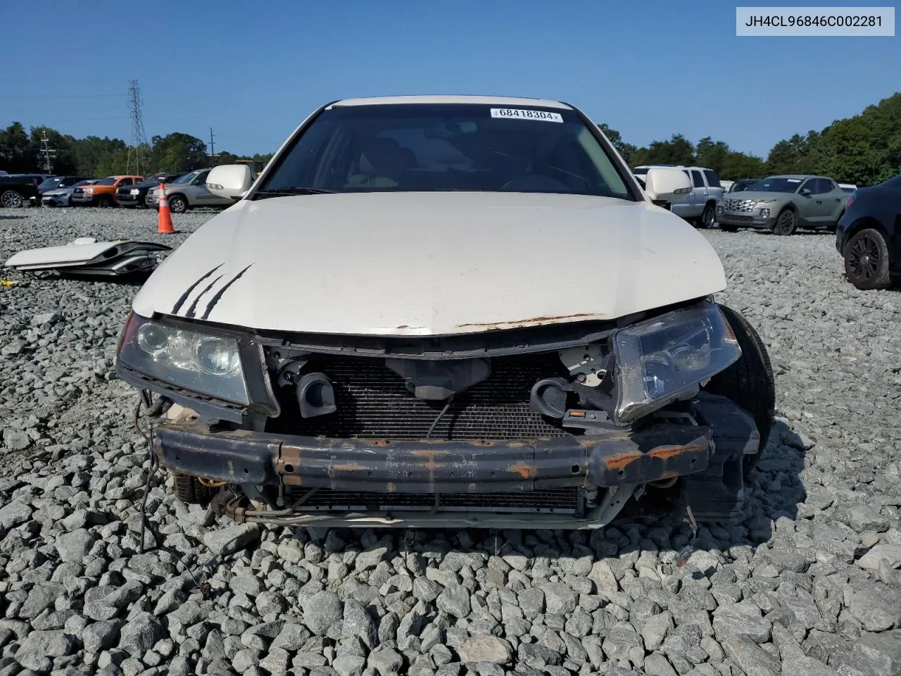 2006 Acura Tsx VIN: JH4CL96846C002281 Lot: 68418304