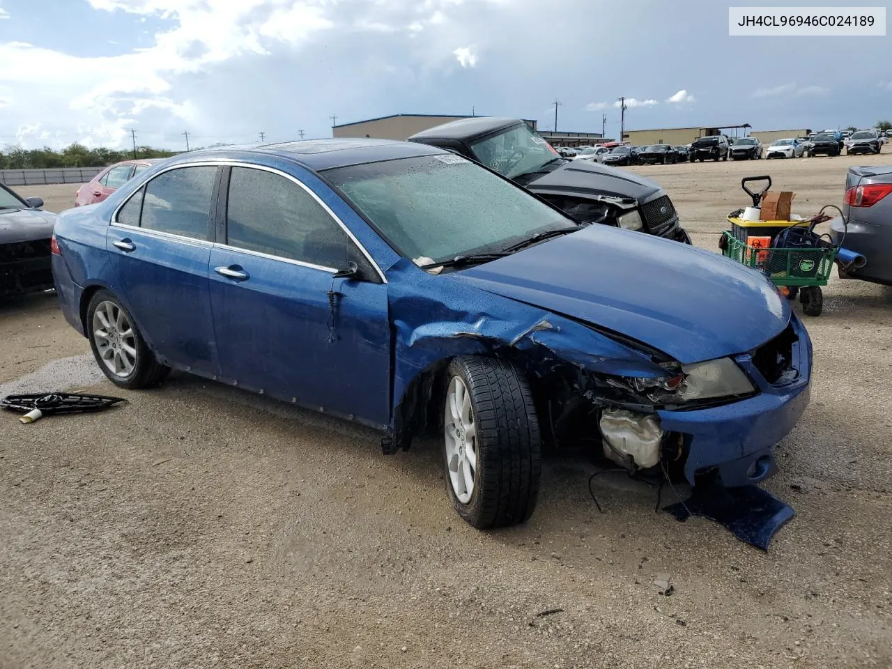 2006 Acura Tsx VIN: JH4CL96946C024189 Lot: 69477434