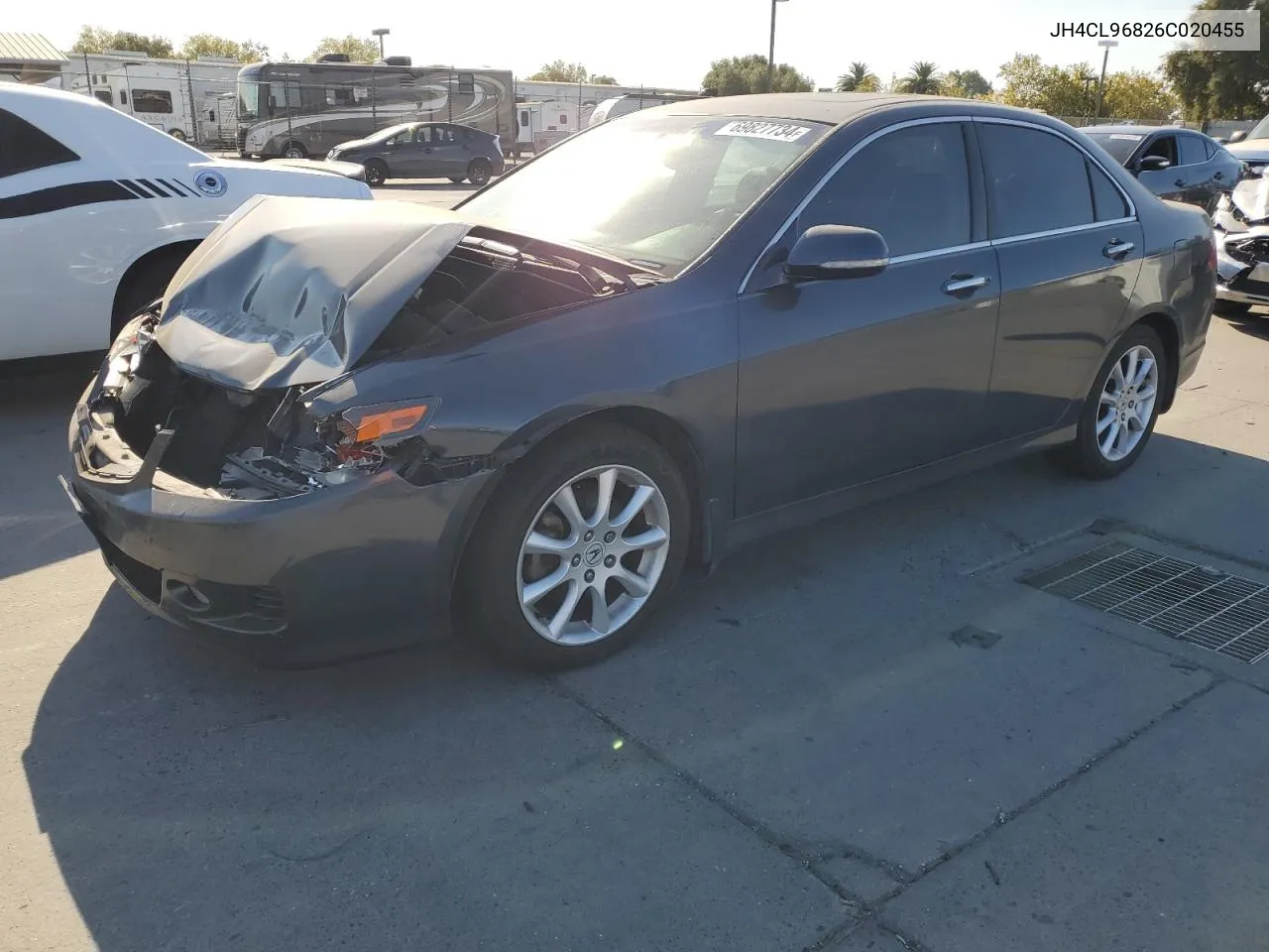 2006 Acura Tsx VIN: JH4CL96826C020455 Lot: 69827734