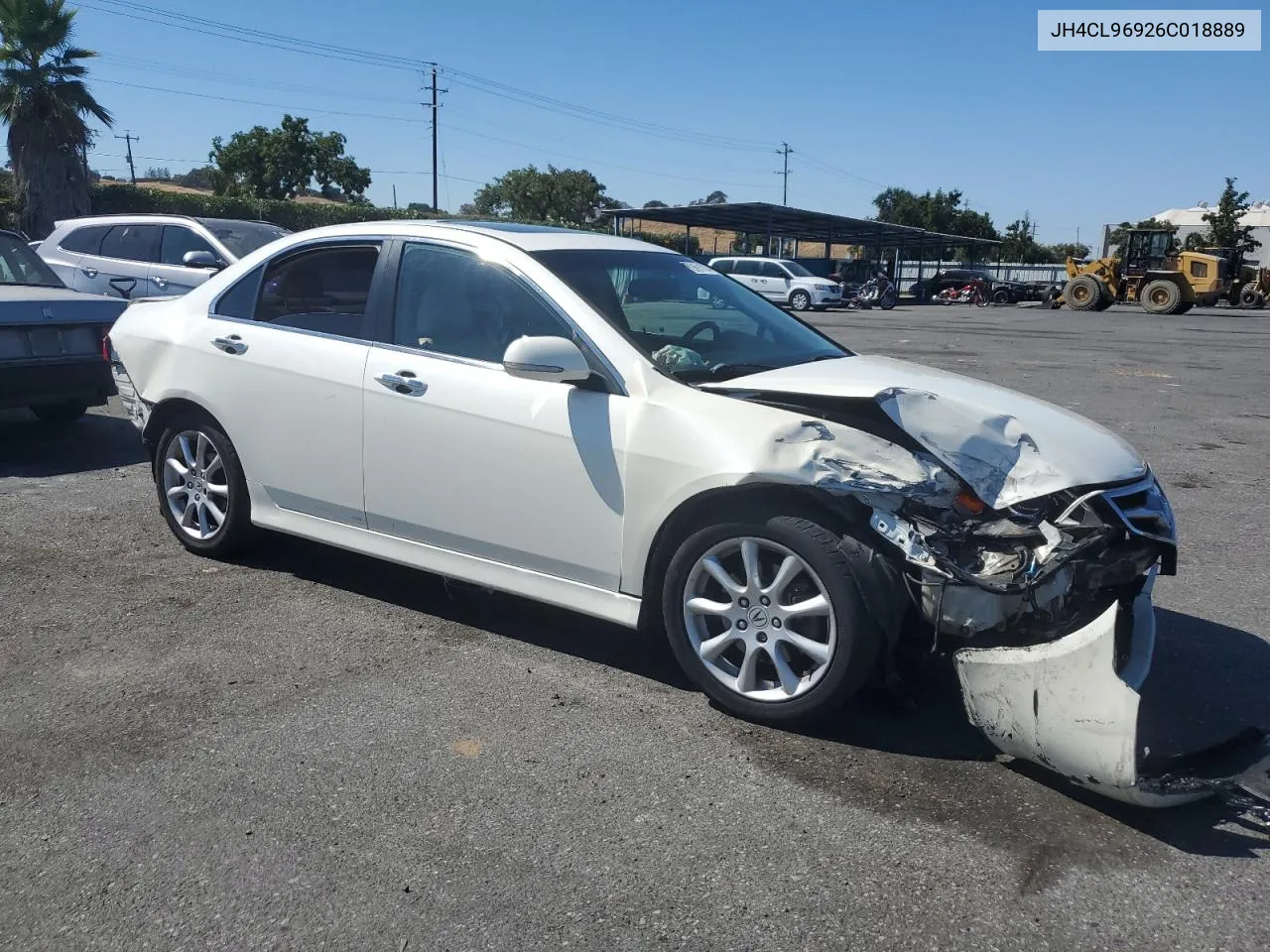 2006 Acura Tsx VIN: JH4CL96926C018889 Lot: 70691834