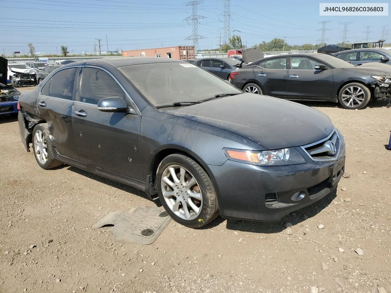 2006 Acura Tsx VIN: JH4CL96826C036803 Lot: 71812034