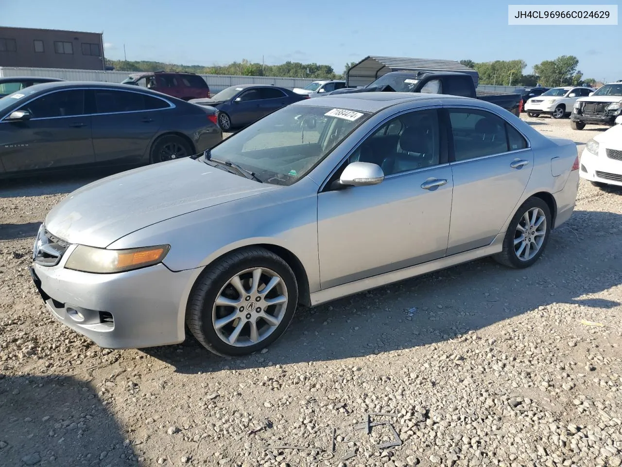 2006 Acura Tsx VIN: JH4CL96966C024629 Lot: 71884474