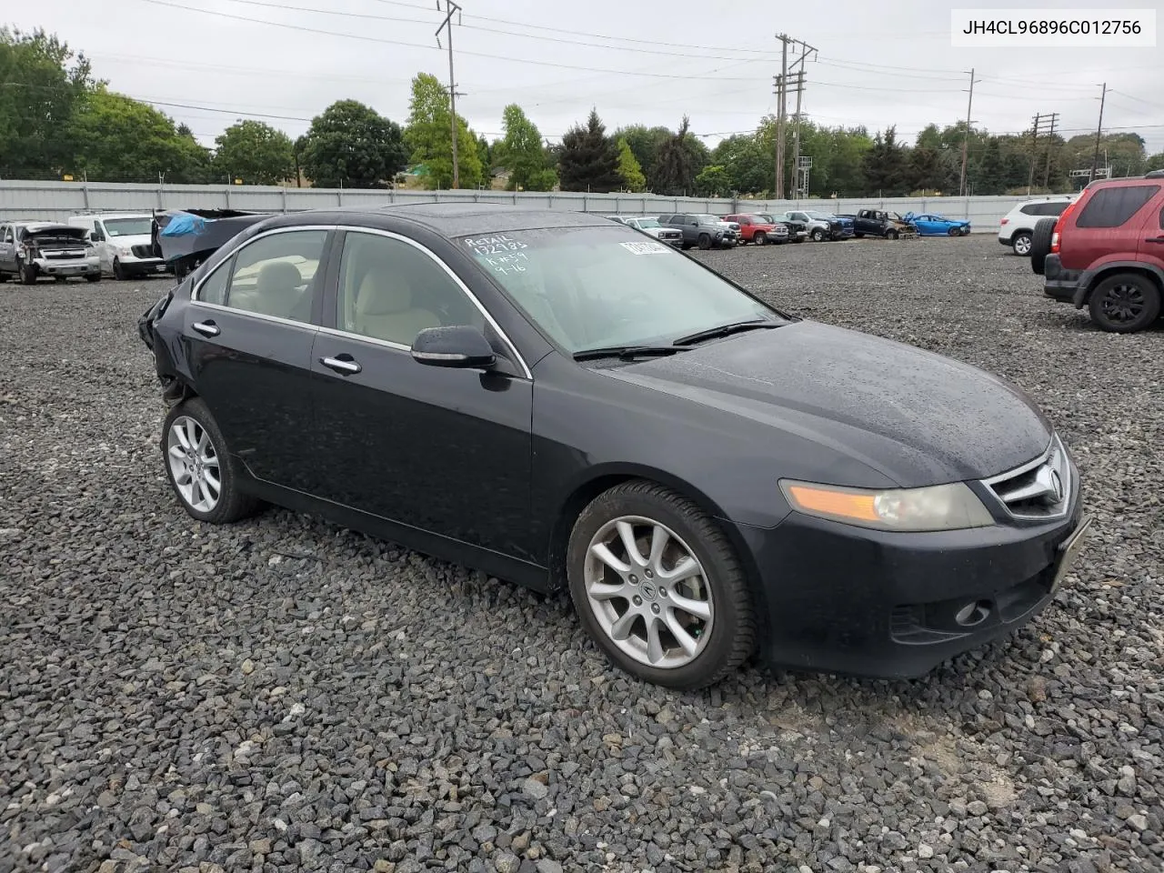 2006 Acura Tsx VIN: JH4CL96896C012756 Lot: 72417244