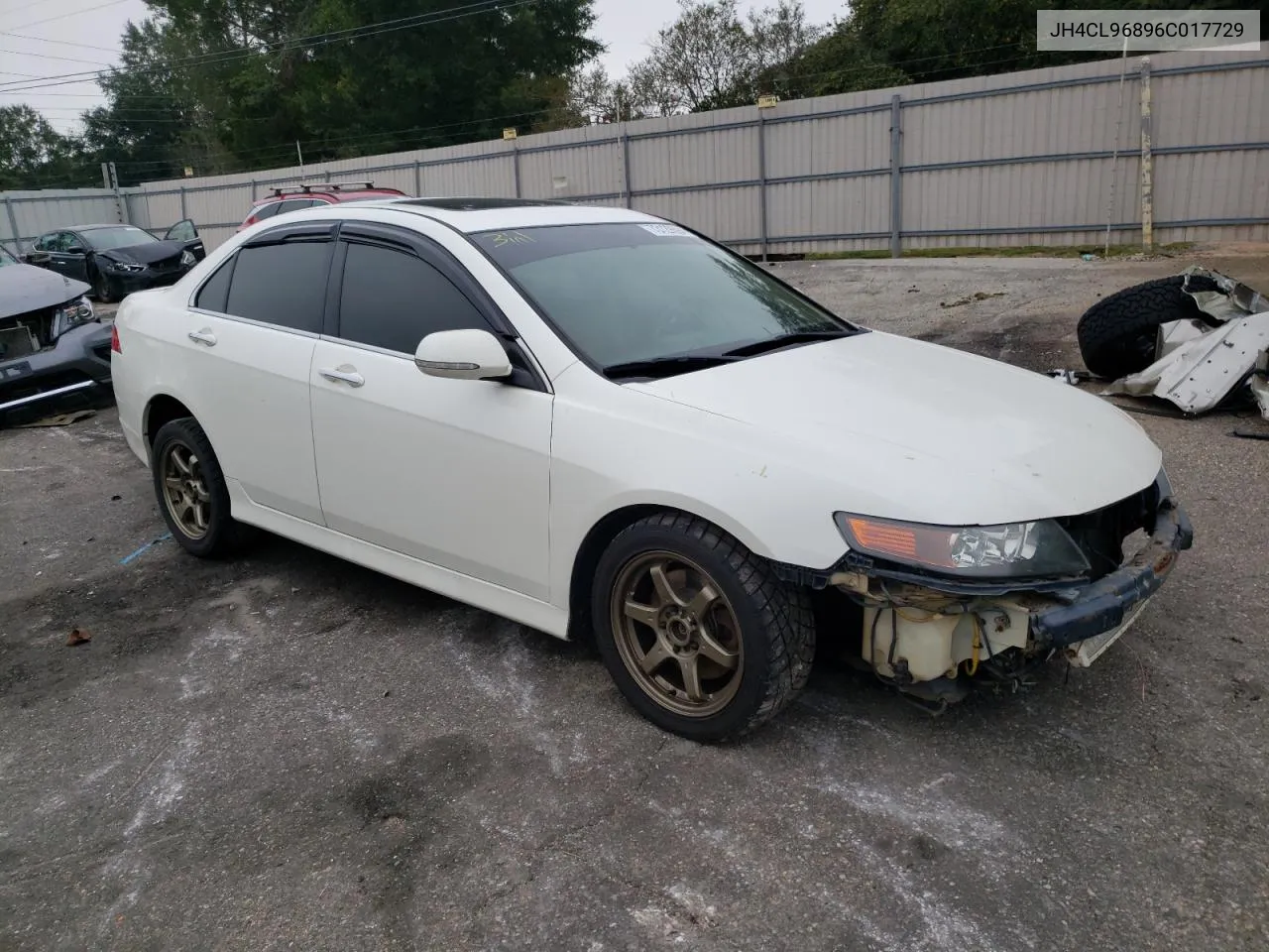 2006 Acura Tsx VIN: JH4CL96896C017729 Lot: 73129694