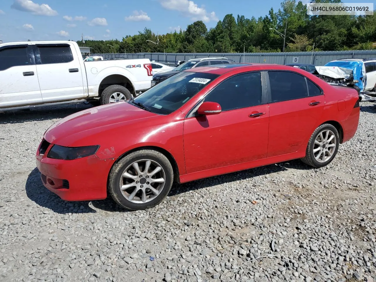 2006 Acura Tsx VIN: JH4CL96806C019692 Lot: 73134004