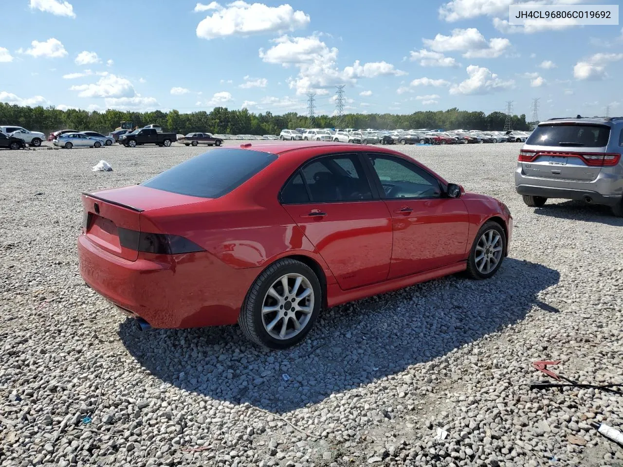 2006 Acura Tsx VIN: JH4CL96806C019692 Lot: 73134004