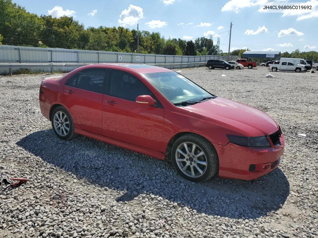 2006 Acura Tsx VIN: JH4CL96806C019692 Lot: 73134004