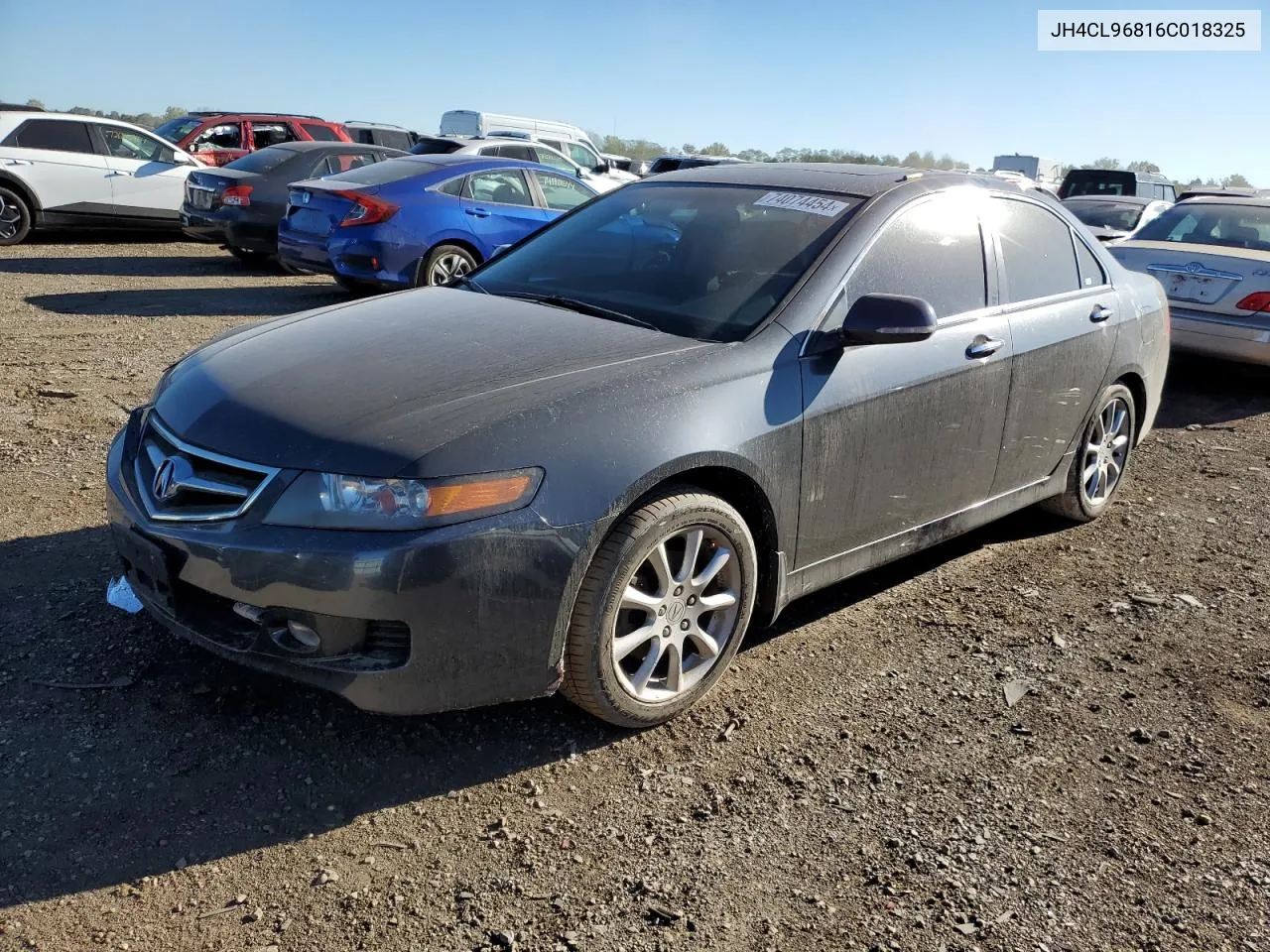 2006 Acura Tsx VIN: JH4CL96816C018325 Lot: 74074454