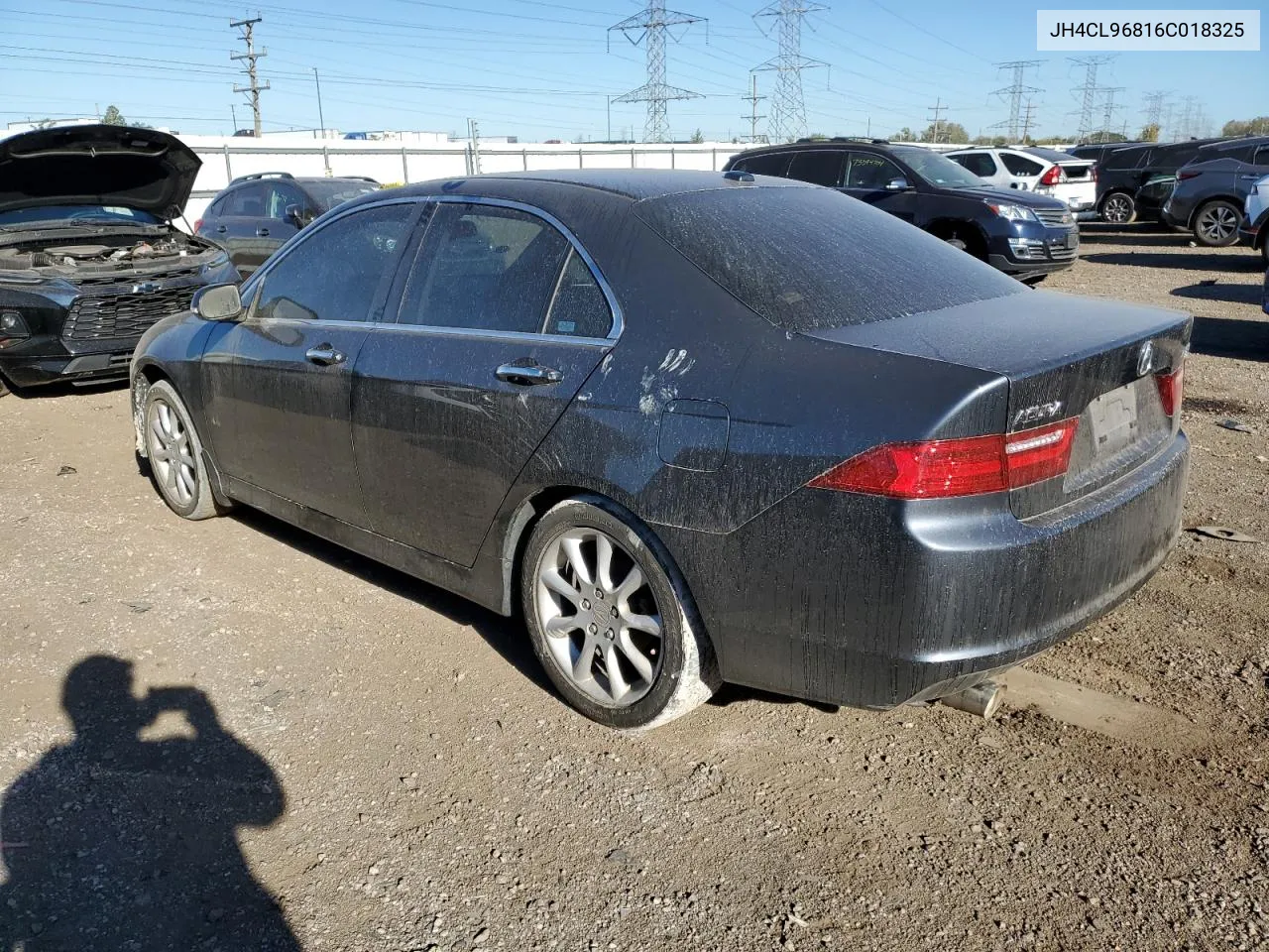 2006 Acura Tsx VIN: JH4CL96816C018325 Lot: 74074454