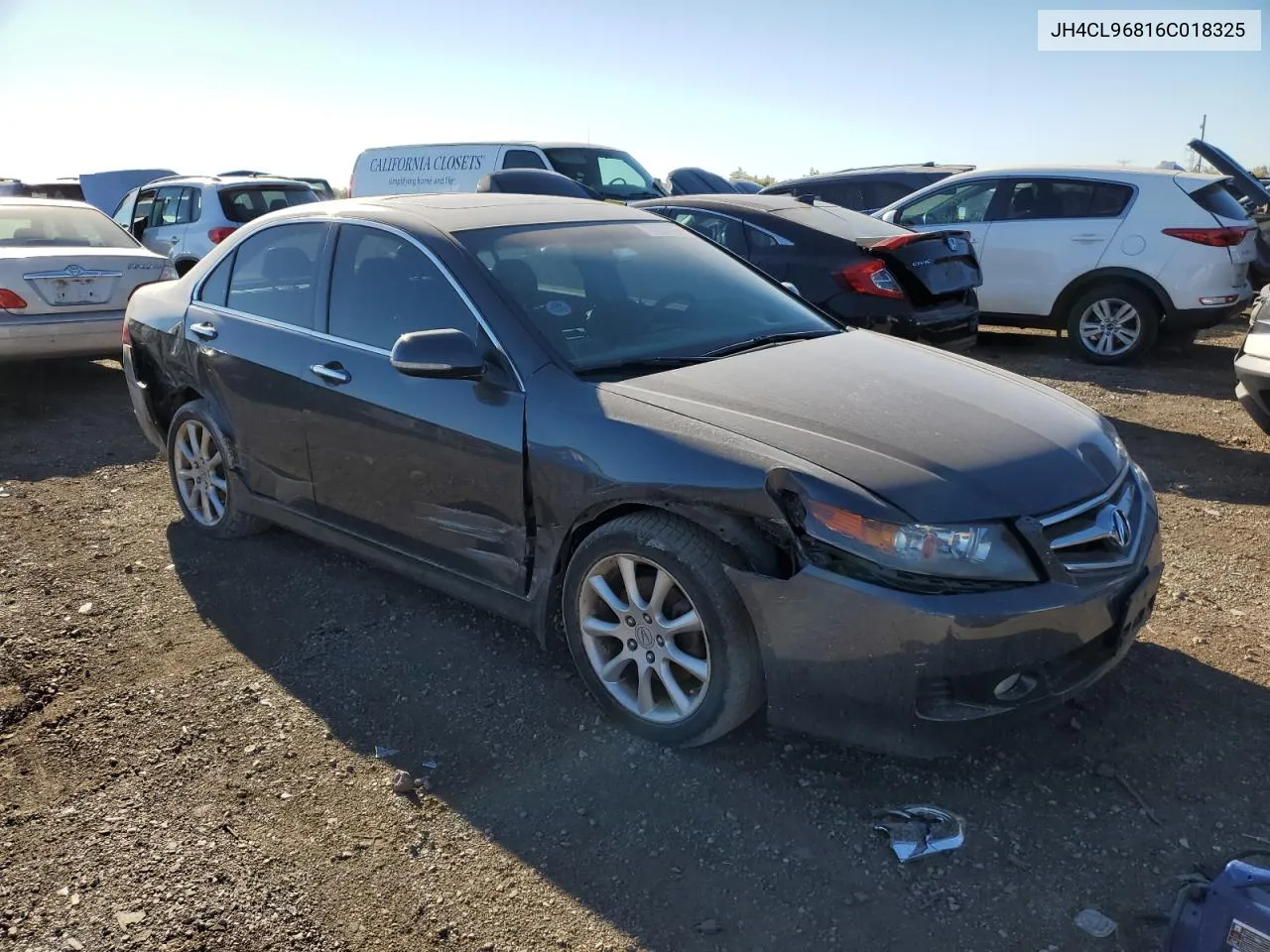 2006 Acura Tsx VIN: JH4CL96816C018325 Lot: 74074454