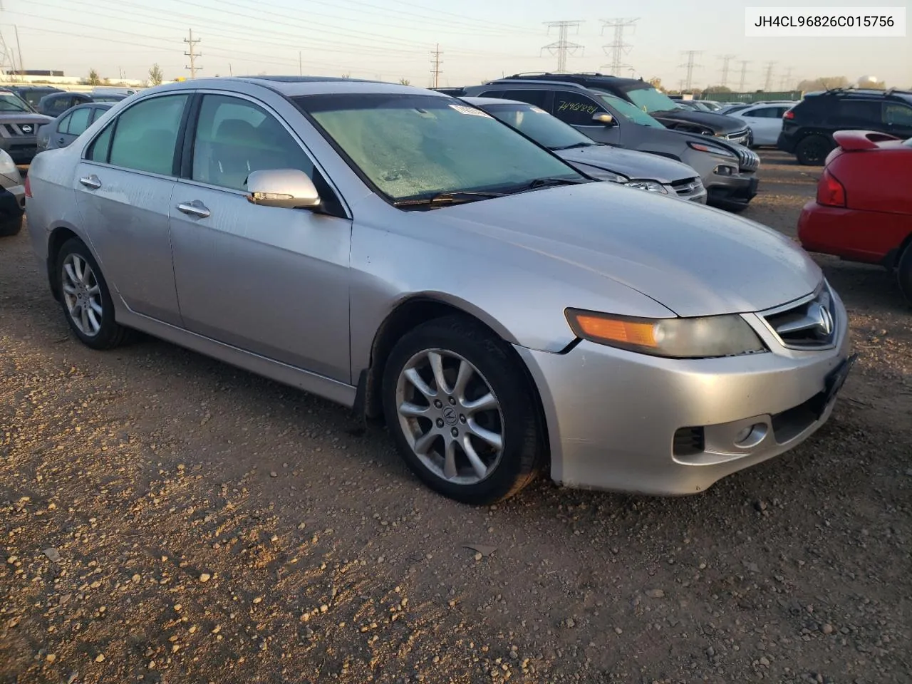 2006 Acura Tsx VIN: JH4CL96826C015756 Lot: 74397464