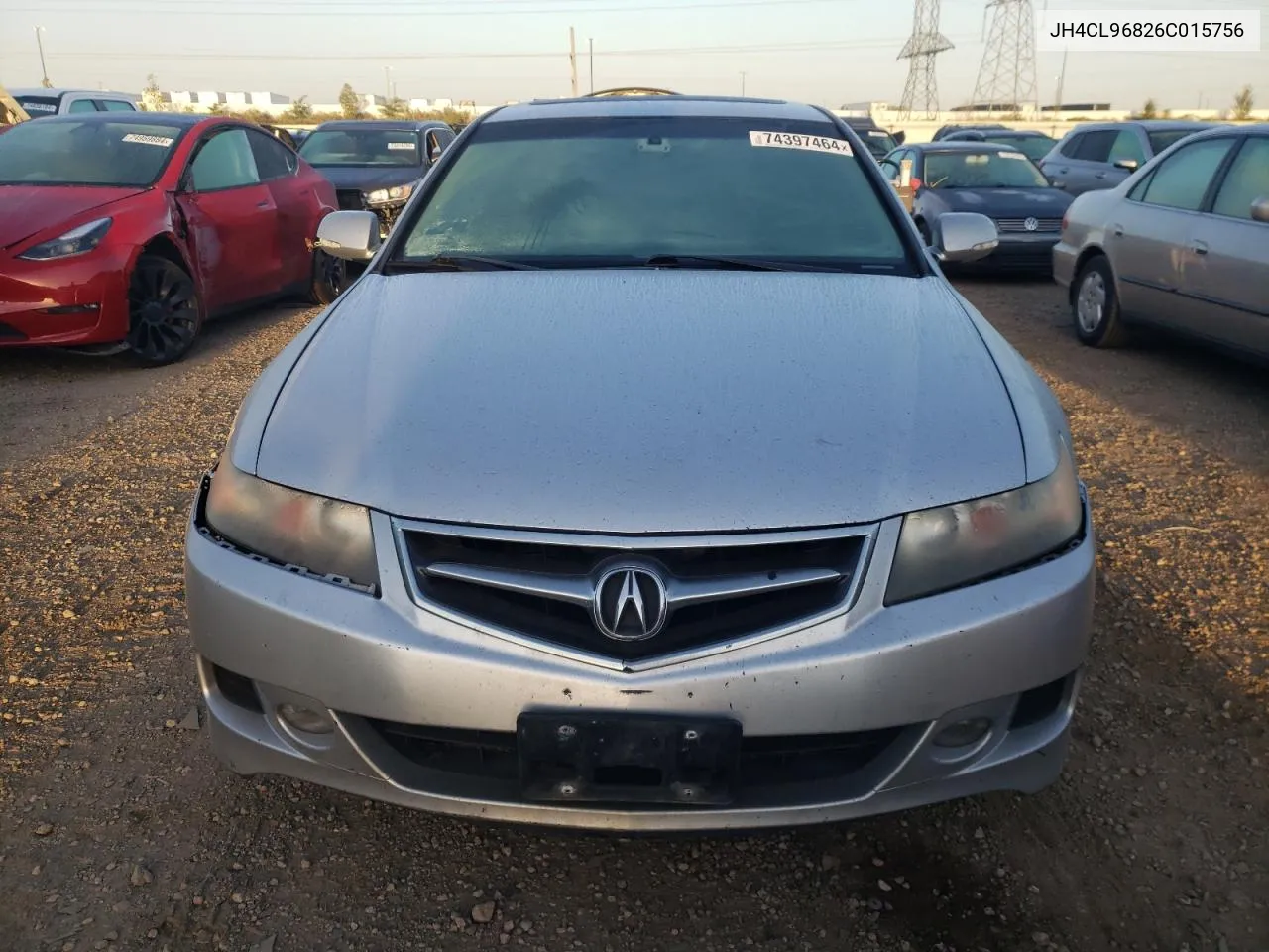 2006 Acura Tsx VIN: JH4CL96826C015756 Lot: 74397464