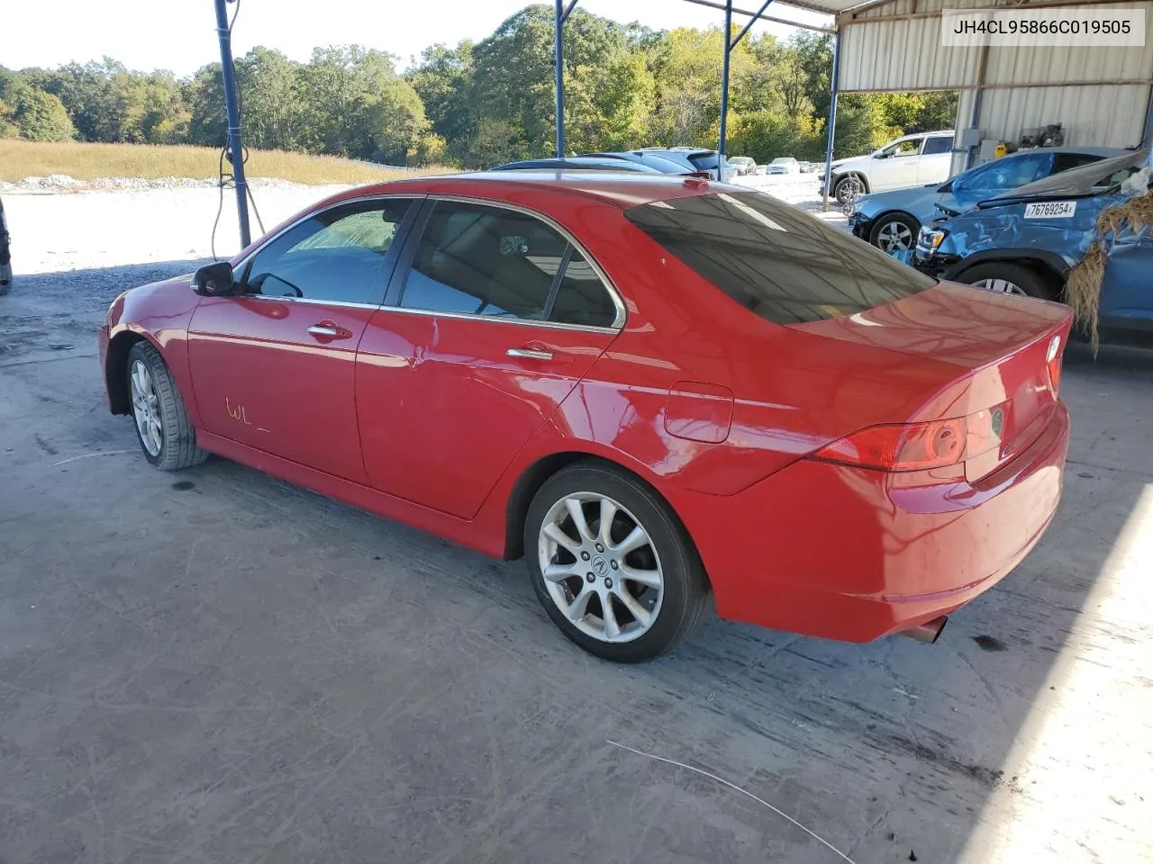 2006 Acura Tsx VIN: JH4CL95866C019505 Lot: 76728224