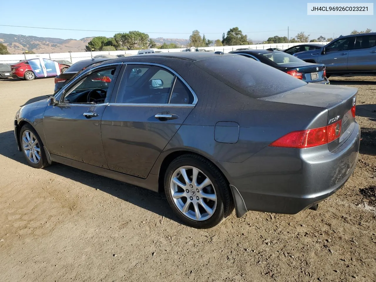 2006 Acura Tsx VIN: JH4CL96926C023221 Lot: 76809724