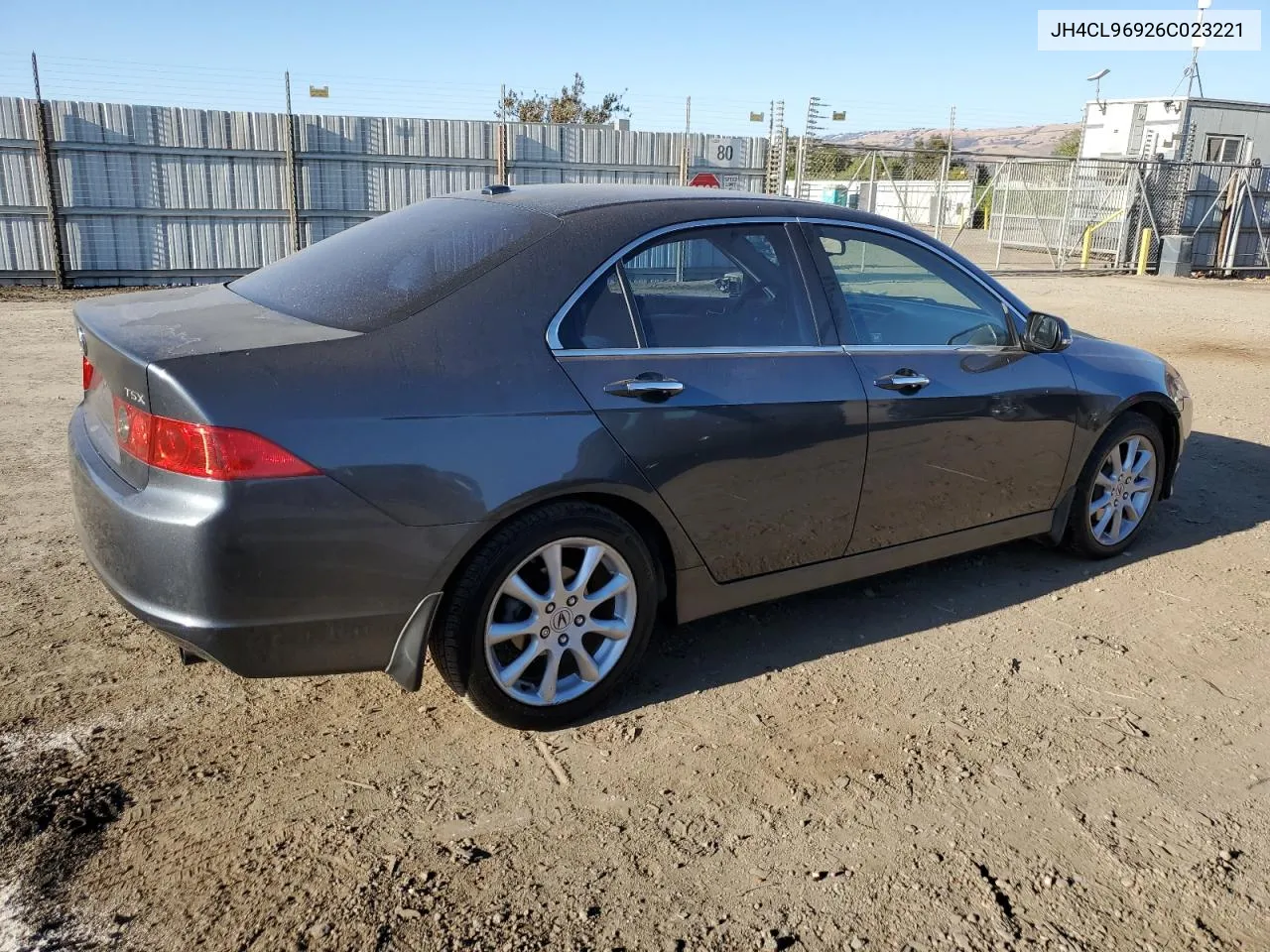 2006 Acura Tsx VIN: JH4CL96926C023221 Lot: 76809724