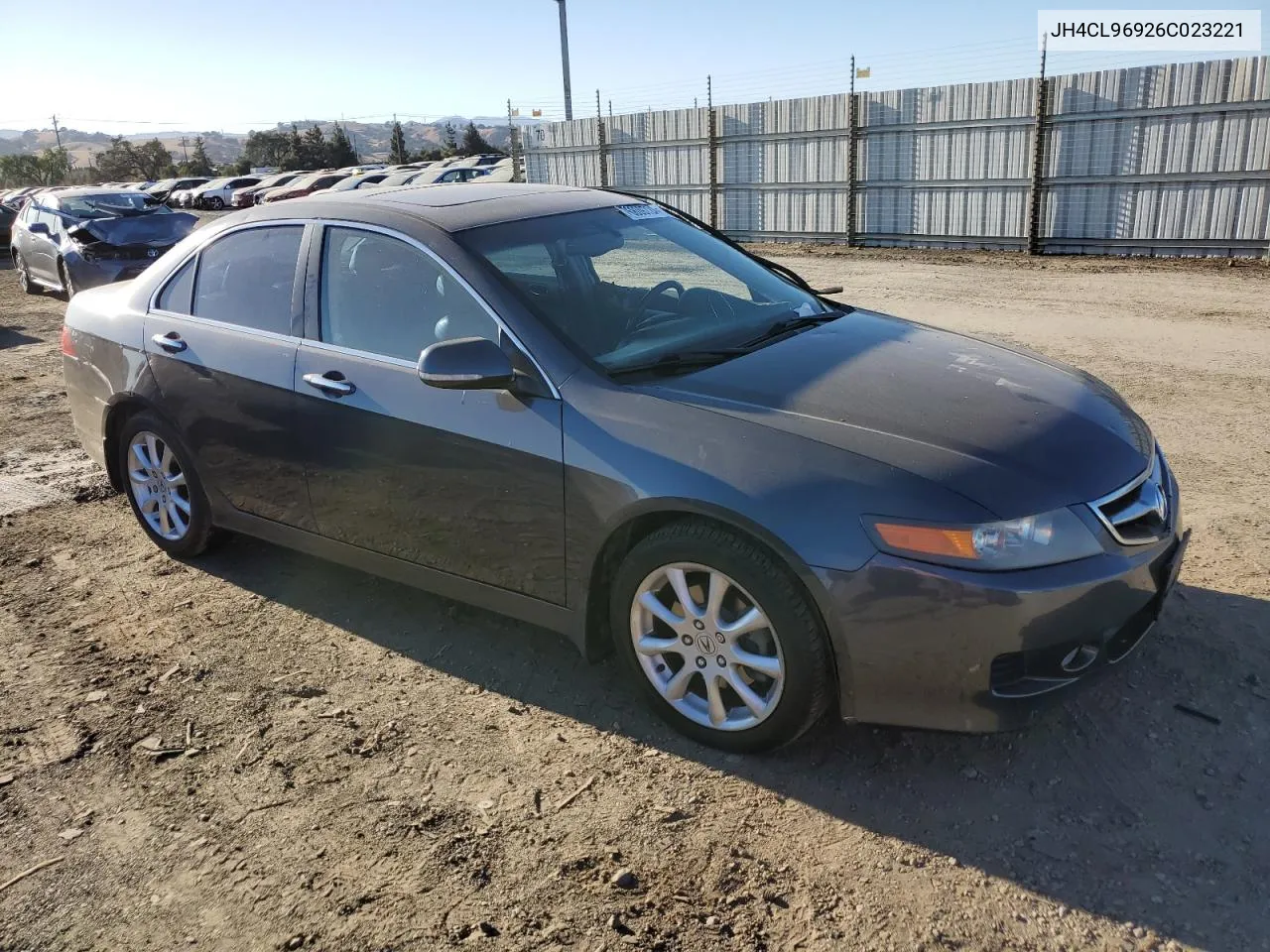 2006 Acura Tsx VIN: JH4CL96926C023221 Lot: 76809724