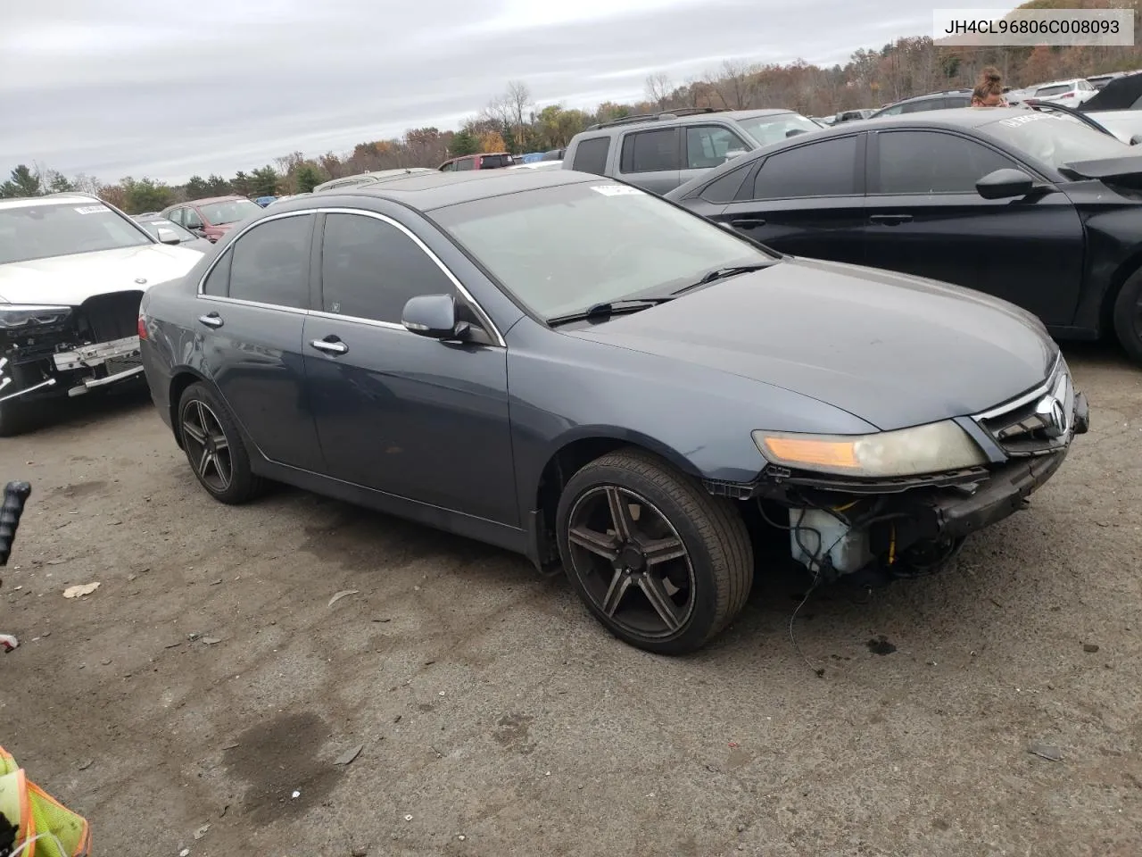 2006 Acura Tsx VIN: JH4CL96806C008093 Lot: 77041344