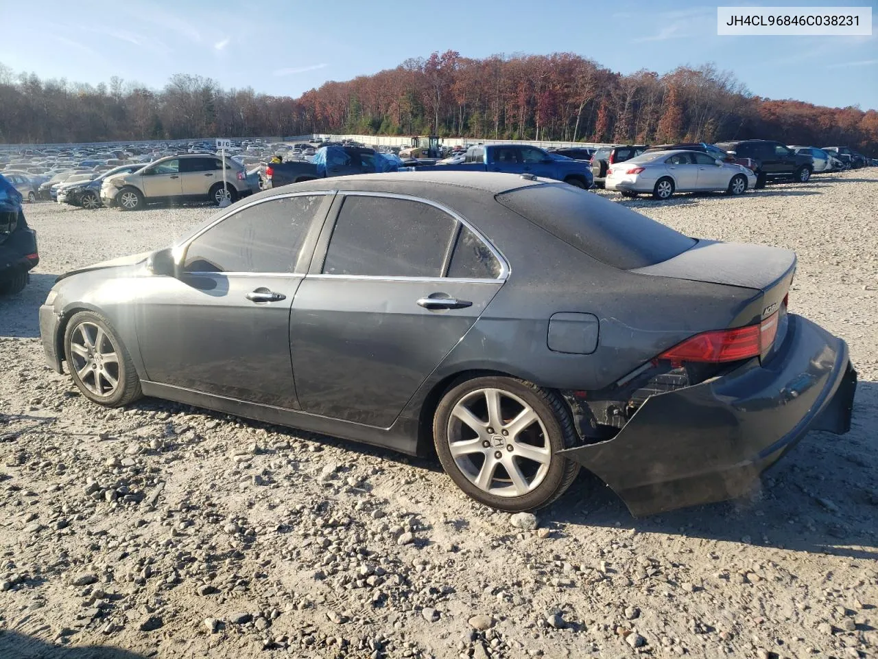 2006 Acura Tsx VIN: JH4CL96846C038231 Lot: 77417384