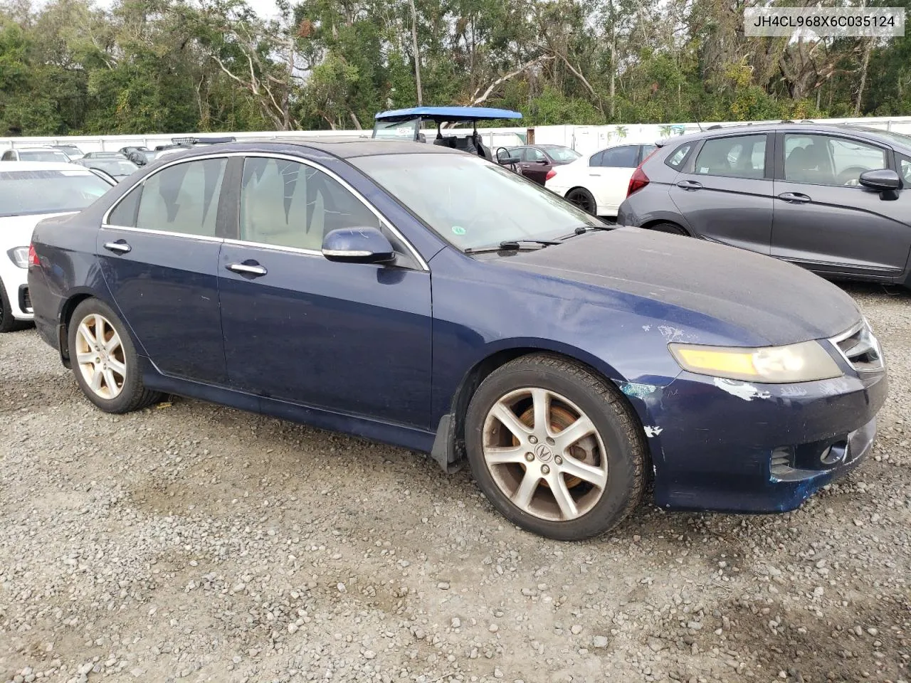 2006 Acura Tsx VIN: JH4CL968X6C035124 Lot: 78842604