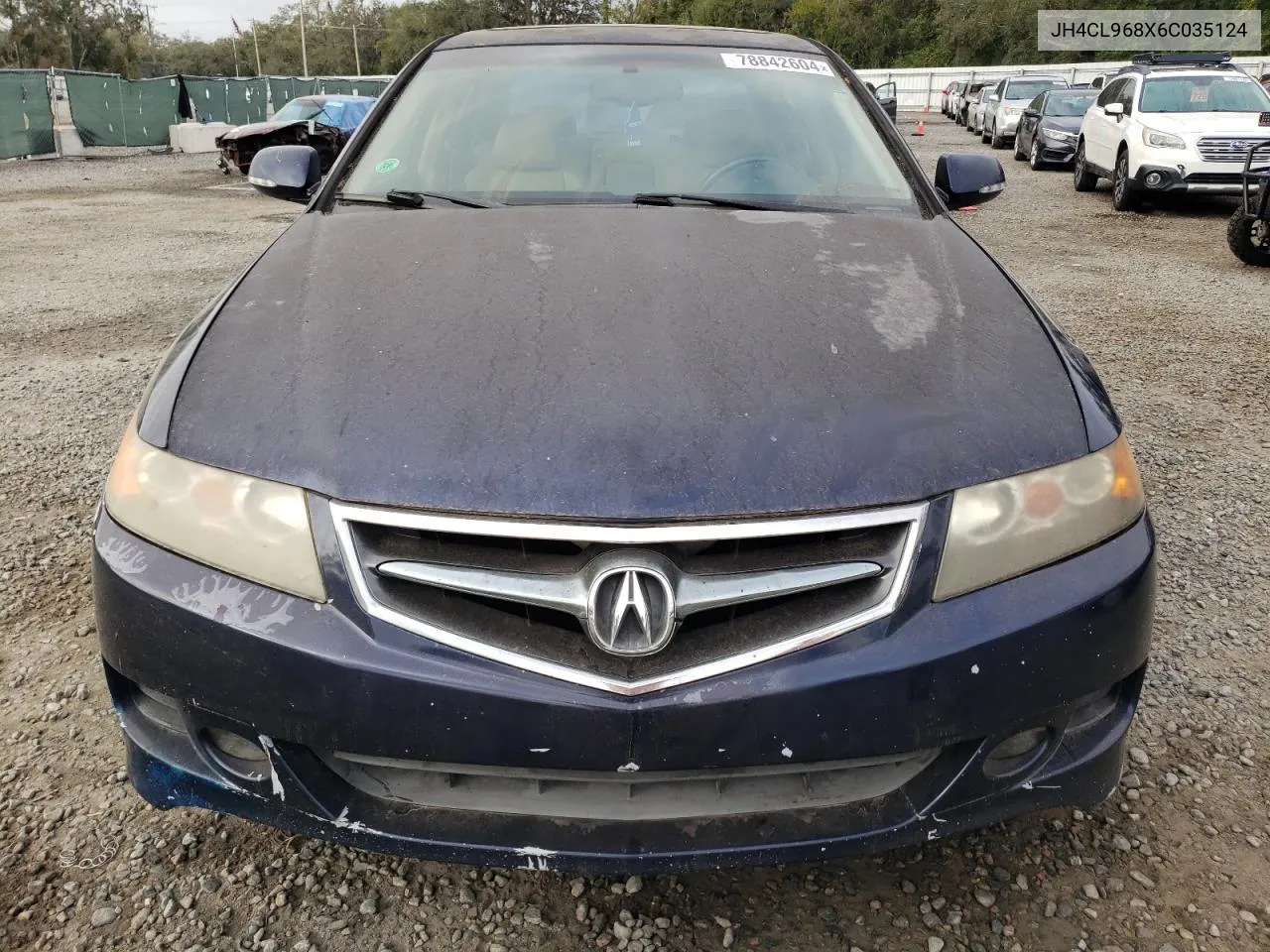 2006 Acura Tsx VIN: JH4CL968X6C035124 Lot: 78842604