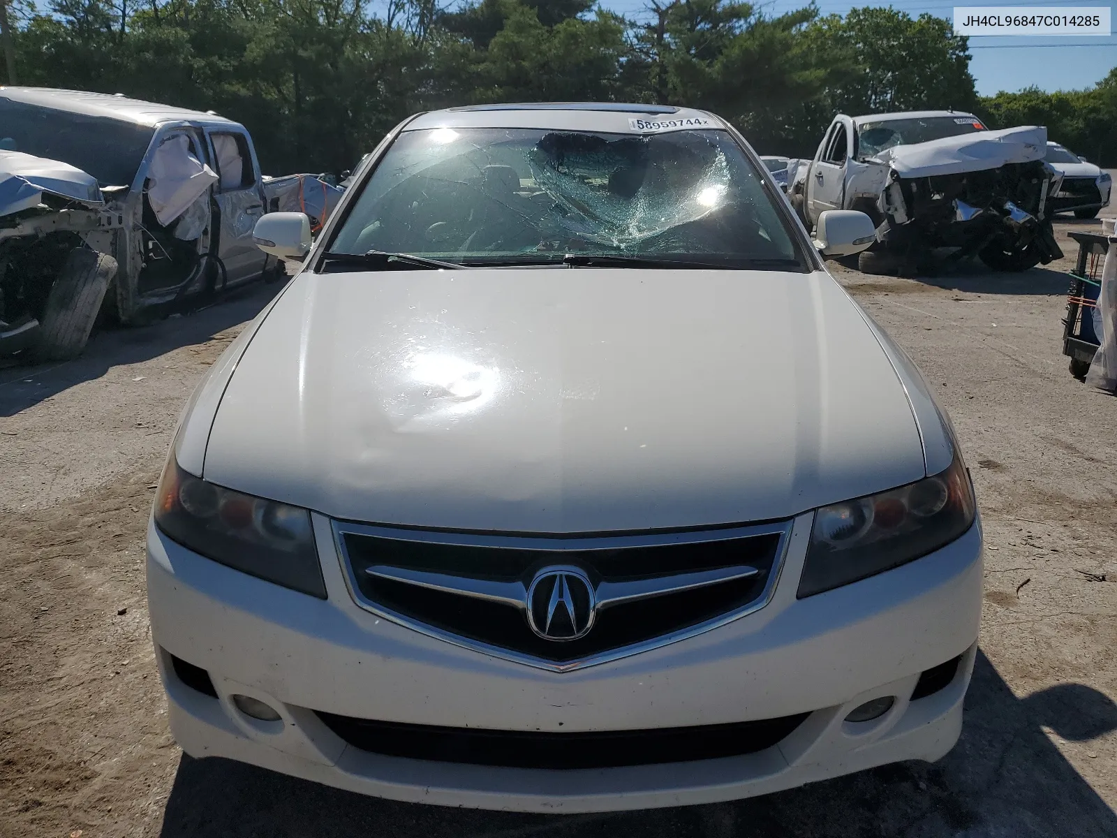 2007 Acura Tsx VIN: JH4CL96847C014285 Lot: 58959744